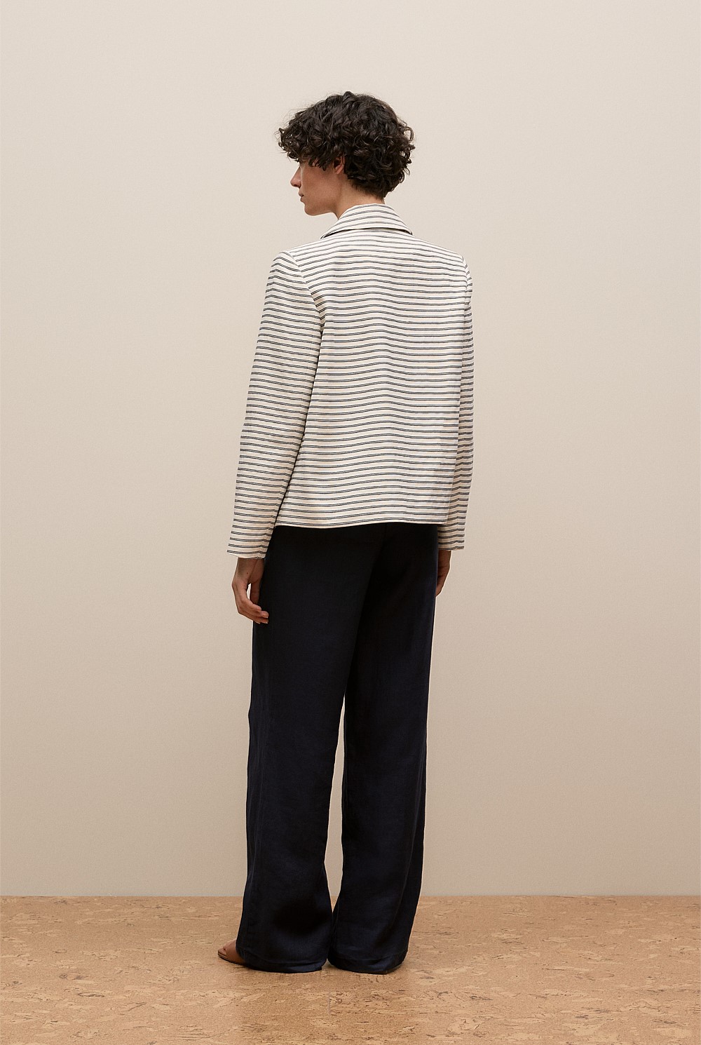 Stripe Peacoat
