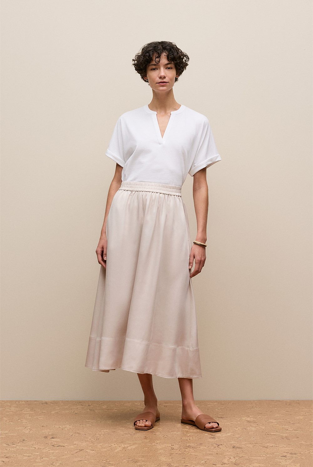 Relaxed V Neck T-shirt