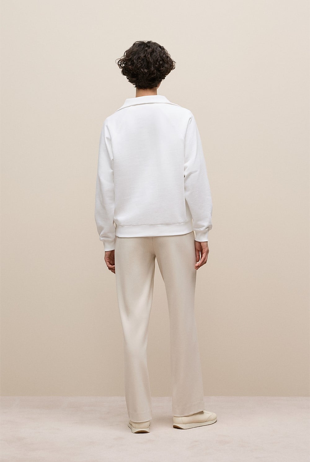 Button Neck Sweat