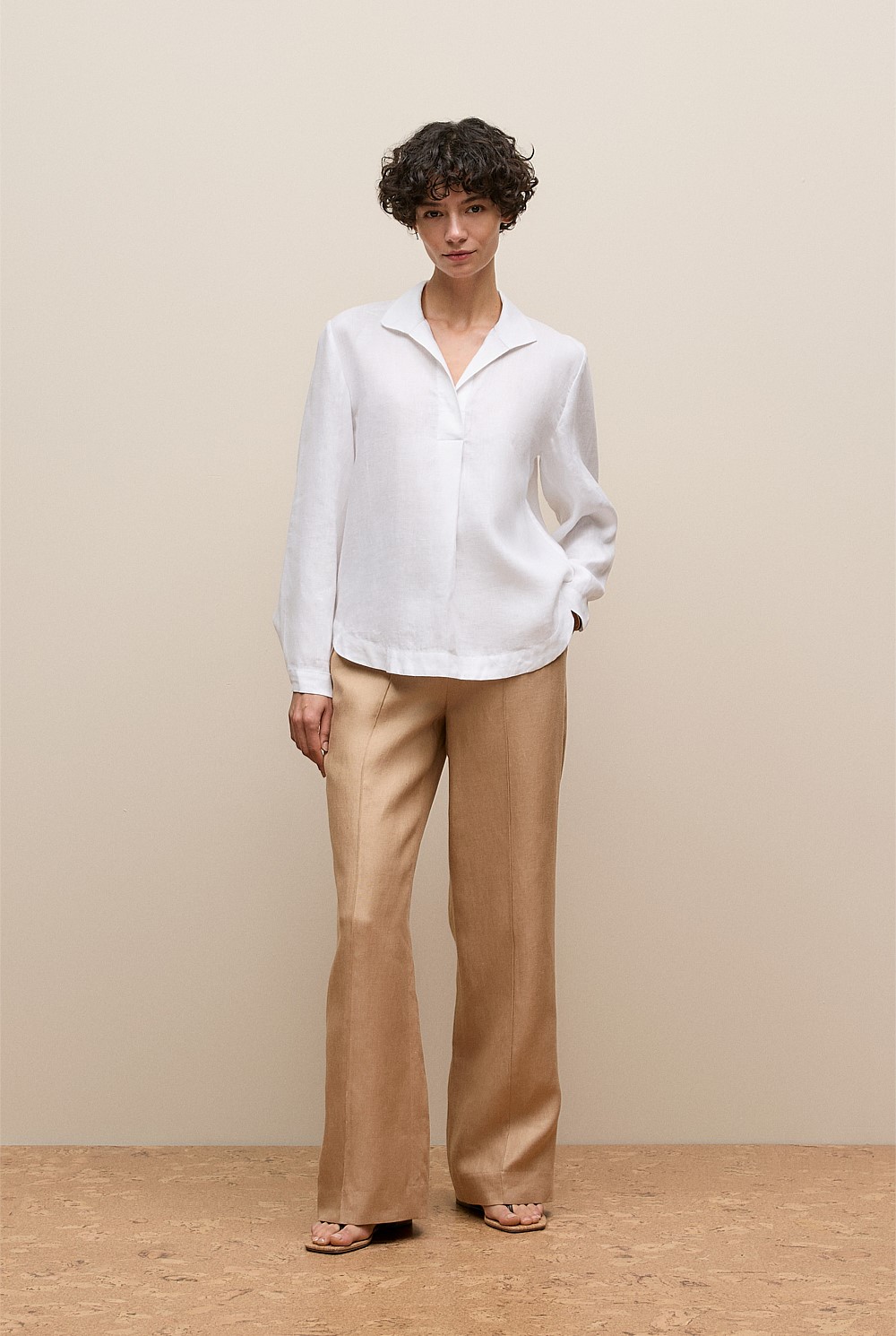 Linen Popover Shirt