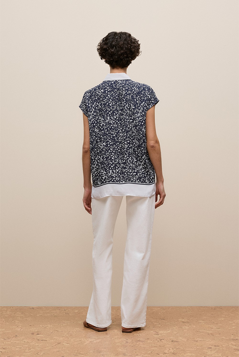 Carraway Cap Sleeve Blouse