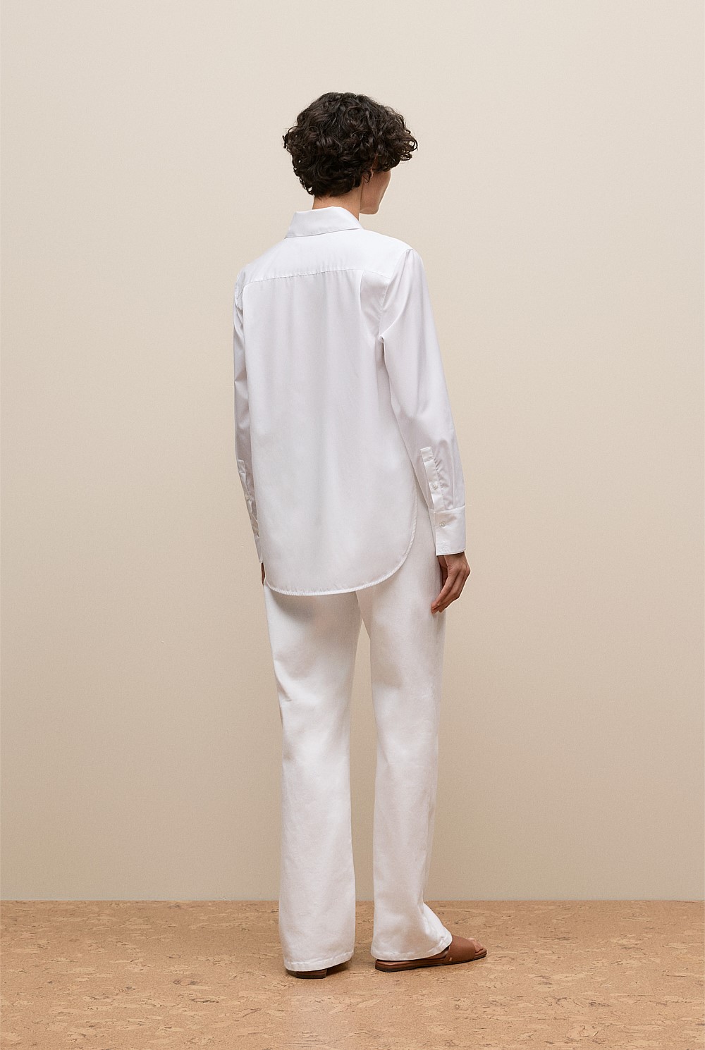Cotton Poplin Long Sleeve Shirt