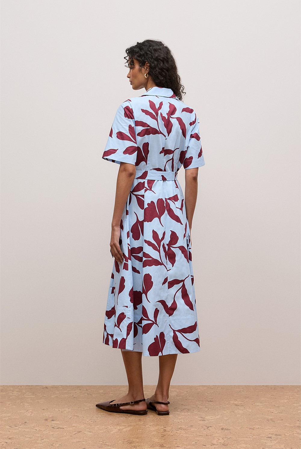Karra Cotton Poplin Shirt Dress