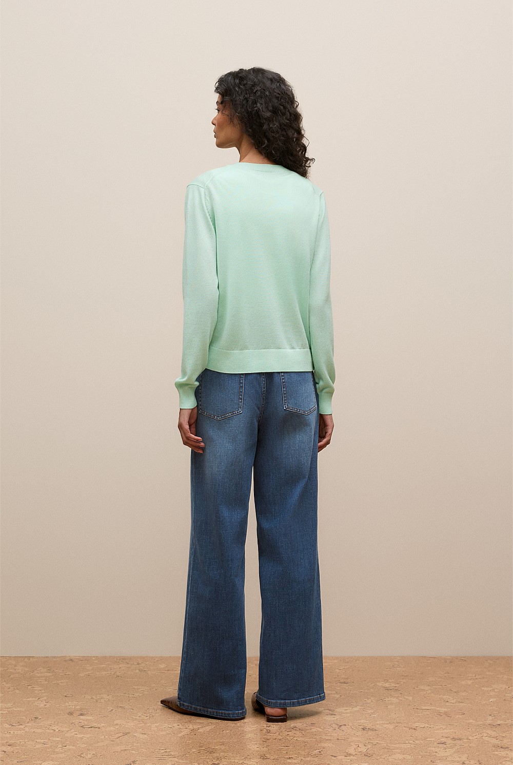 Merino Classic Crew Cardigan