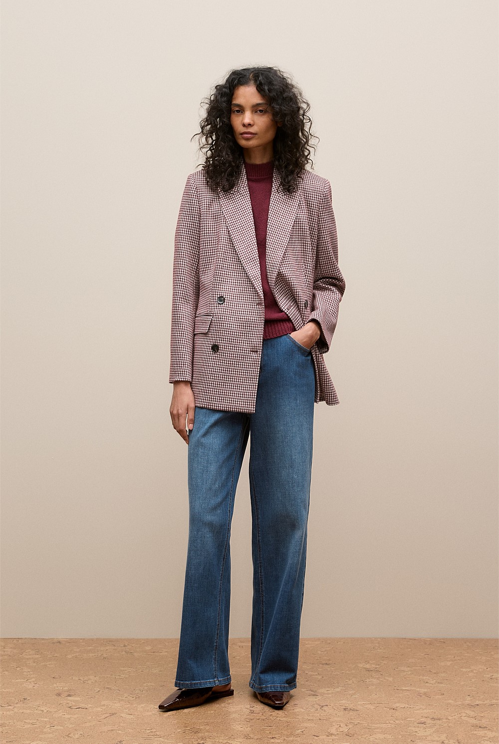 Australian Cotton Blend High Waist Jean