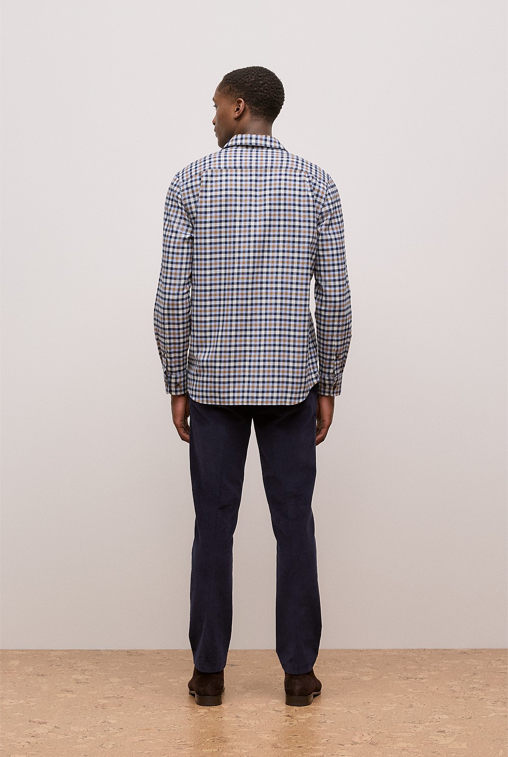Brushed Cotton Multi Check Shirt