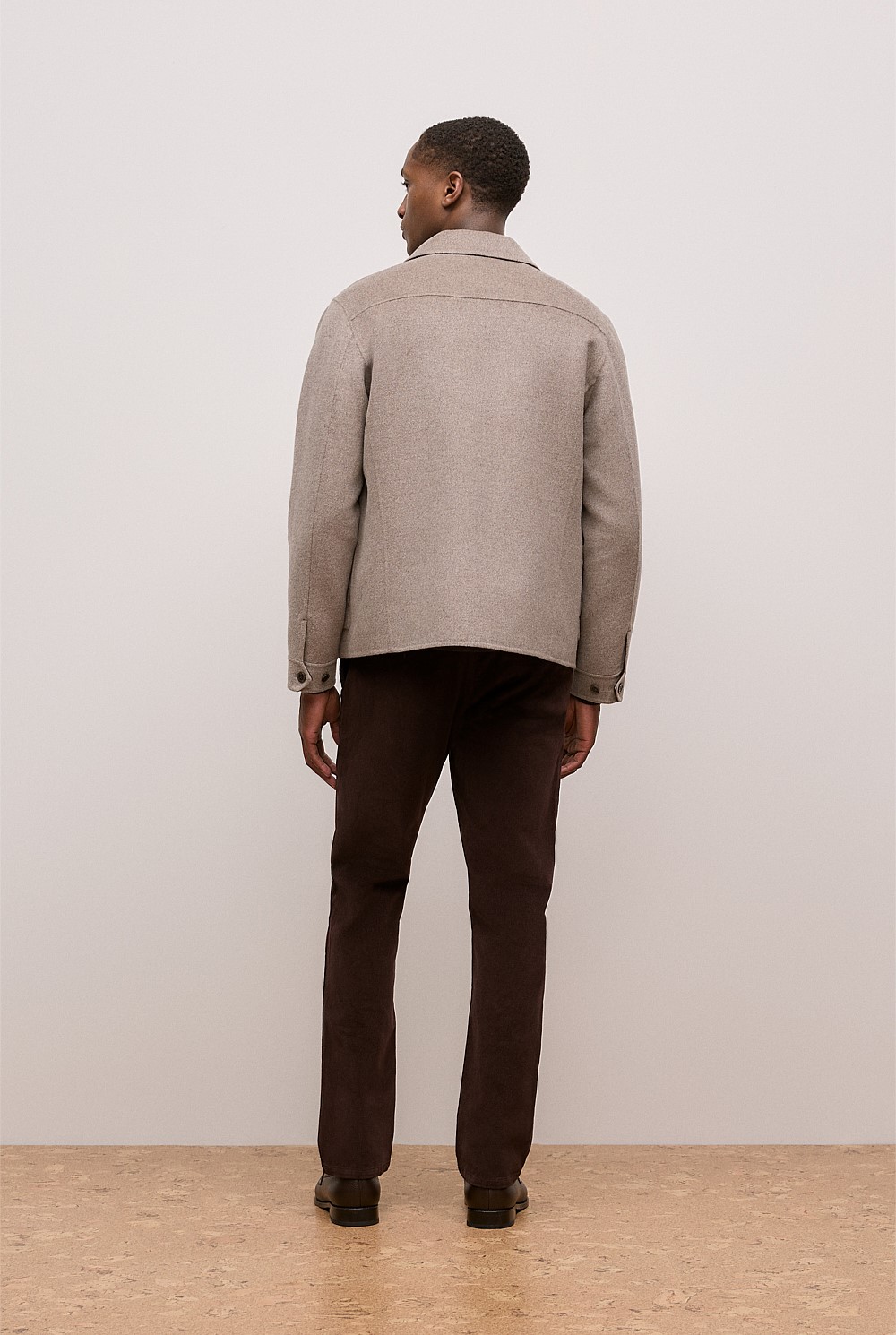 Double-Faced Zip Front Jacket