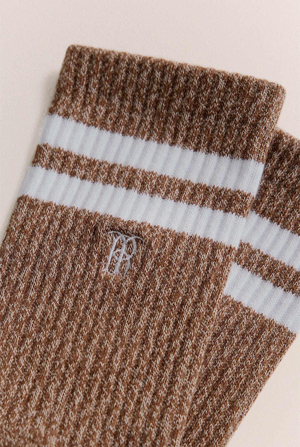 Monogram Rib Sport Sock