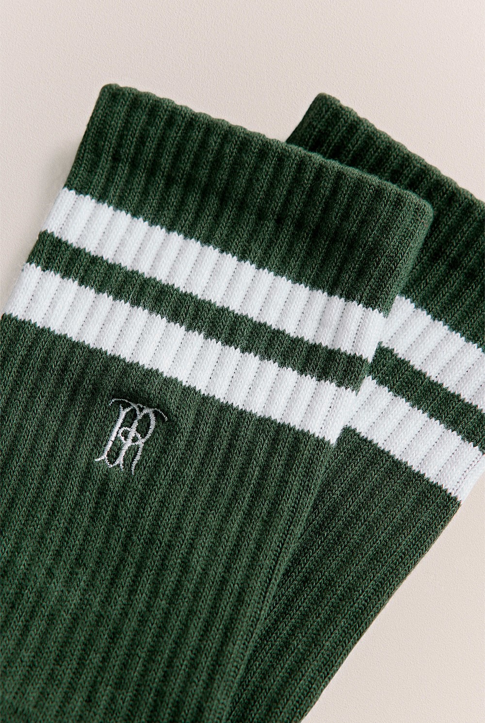Monogram Rib Sport Sock