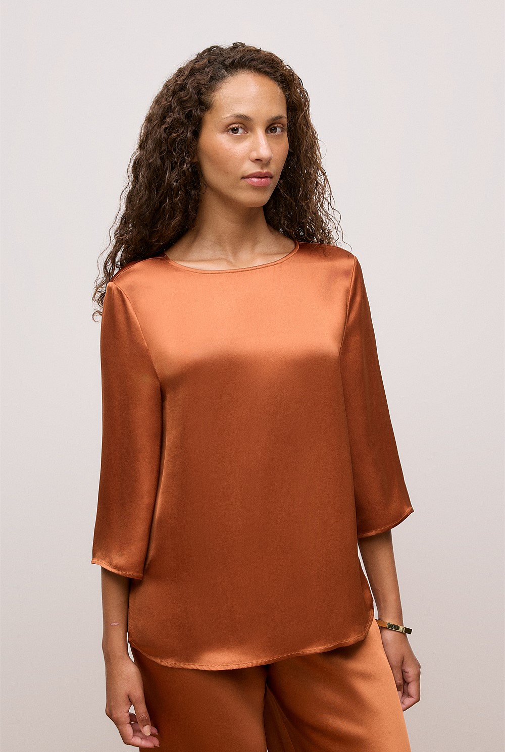 Satin Relaxed Blouse