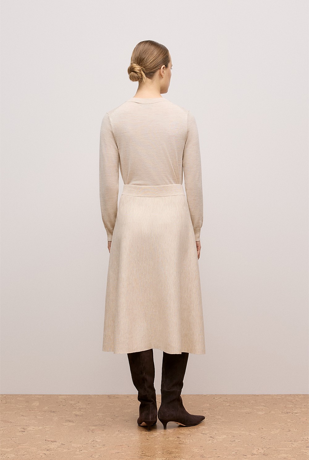 Merino Milano Knit Skirt