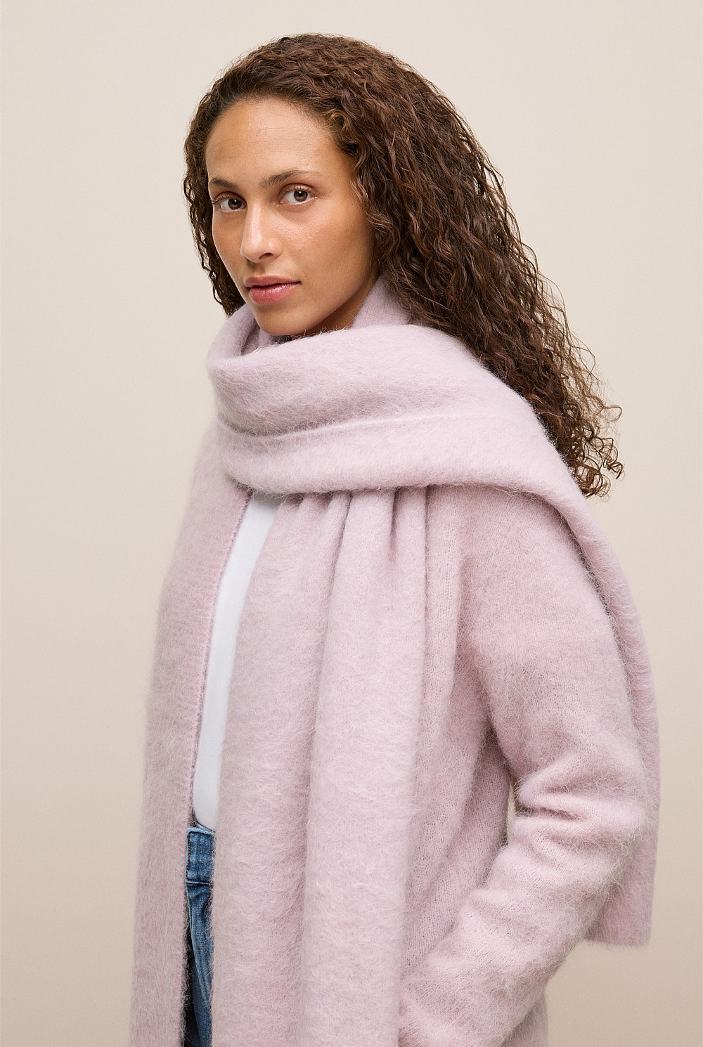 Brushed Alpaca Scarf