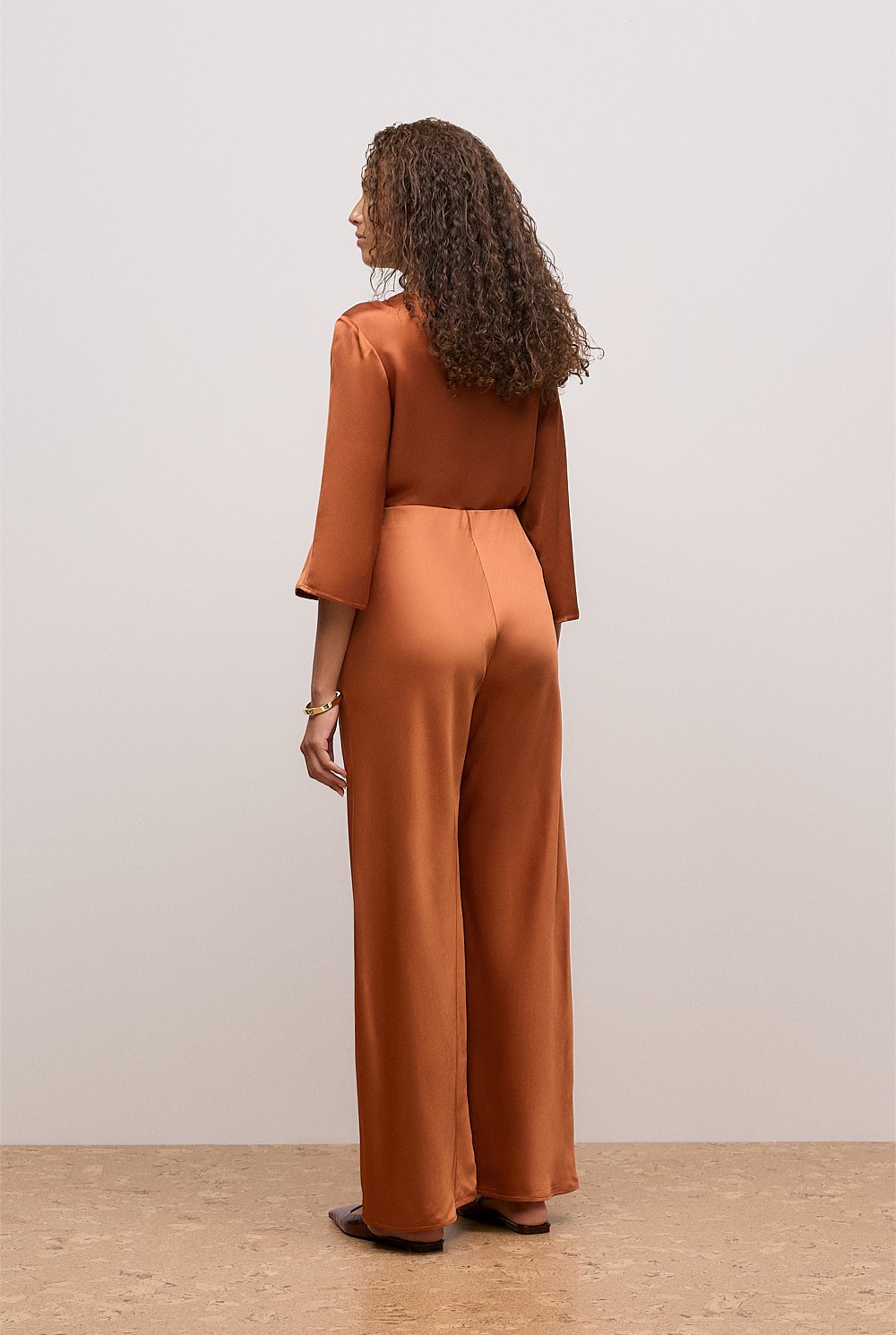 Satin Bias Cut Pant