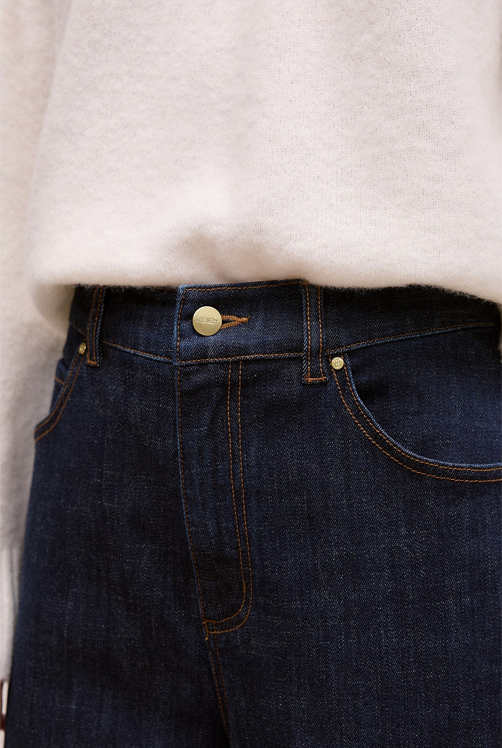 Australian Cotton Blend High Waist Jean