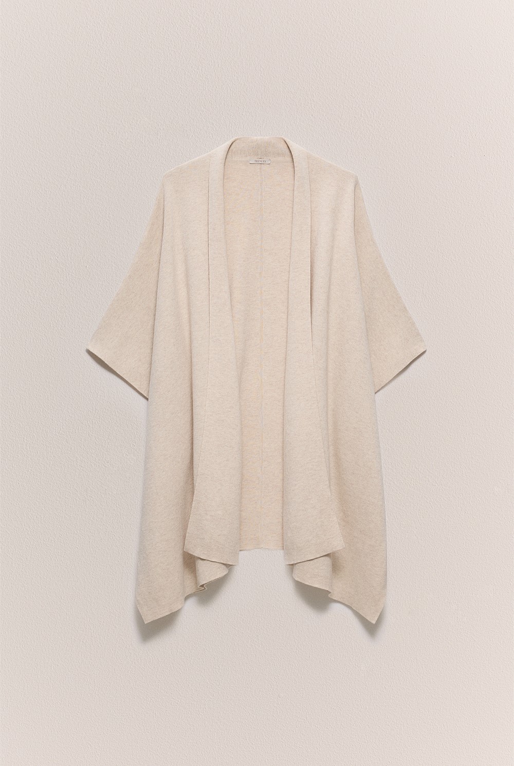 Cotton Cashmere Blend Poncho