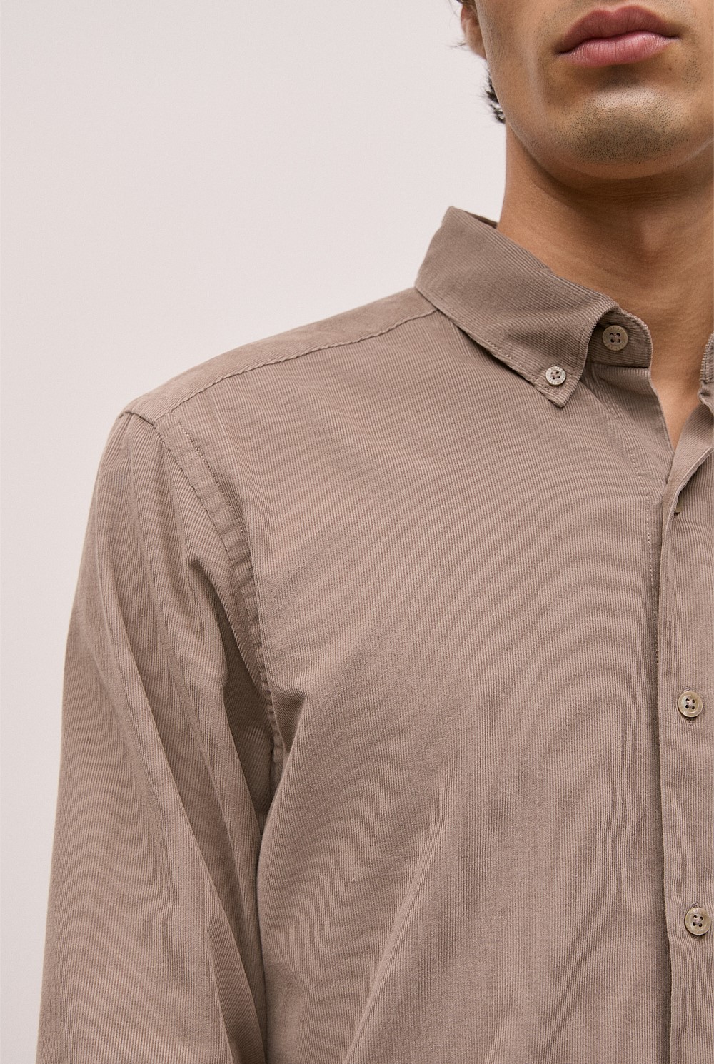 Regular Fit Cord Shirt