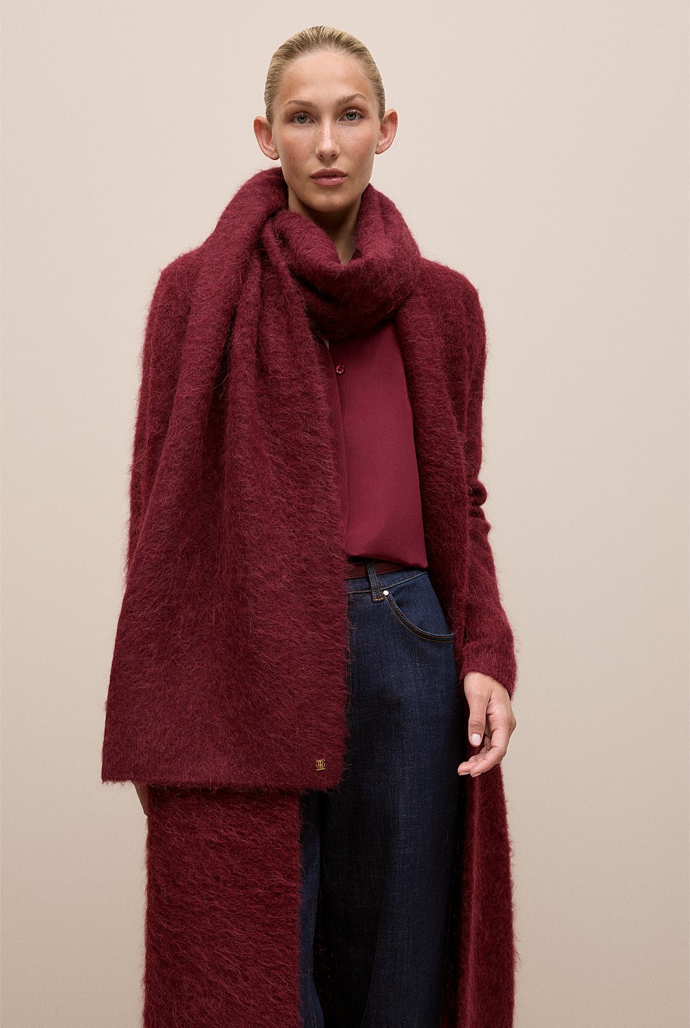Brushed Alpaca Scarf