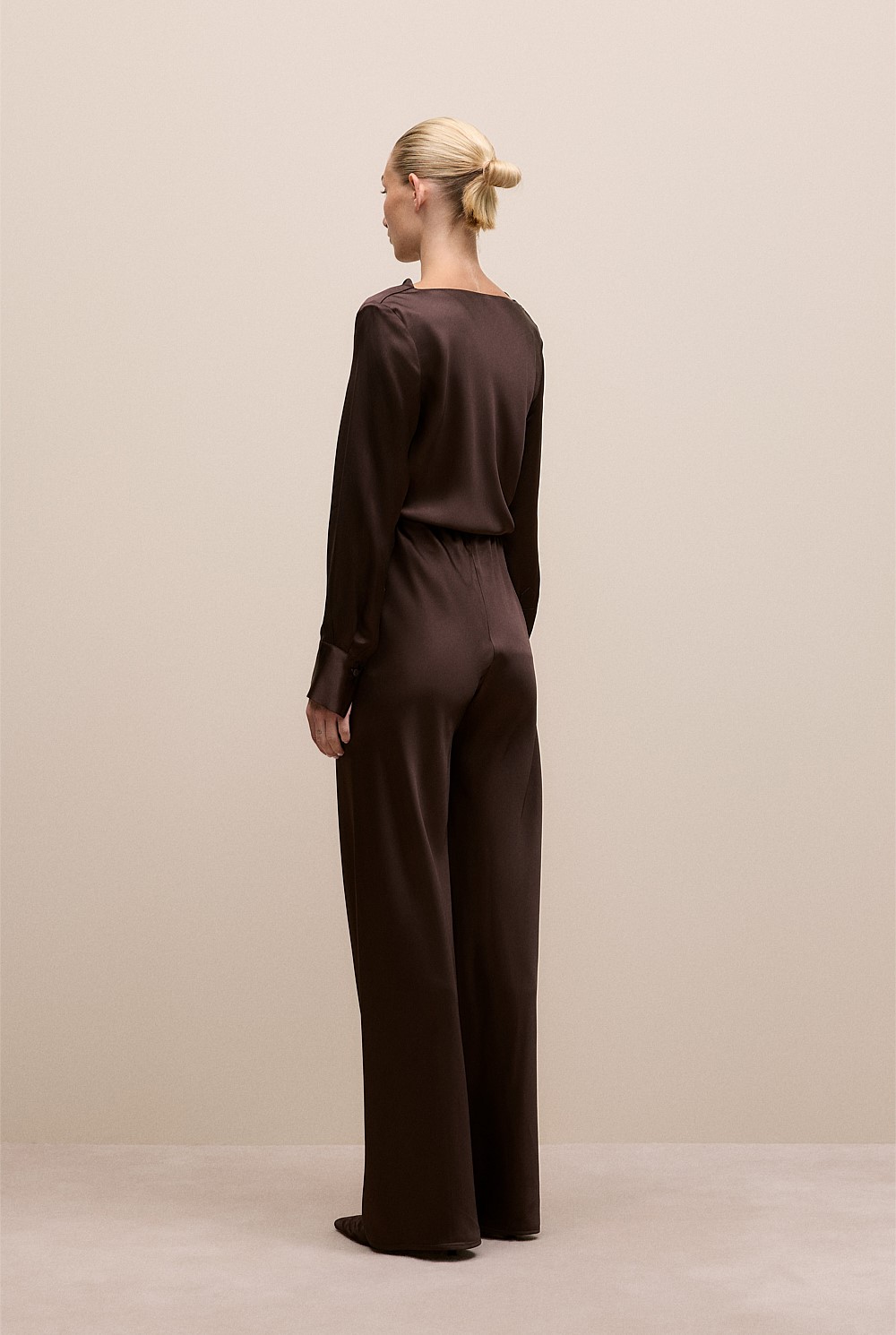 Satin Bias Cut Pant