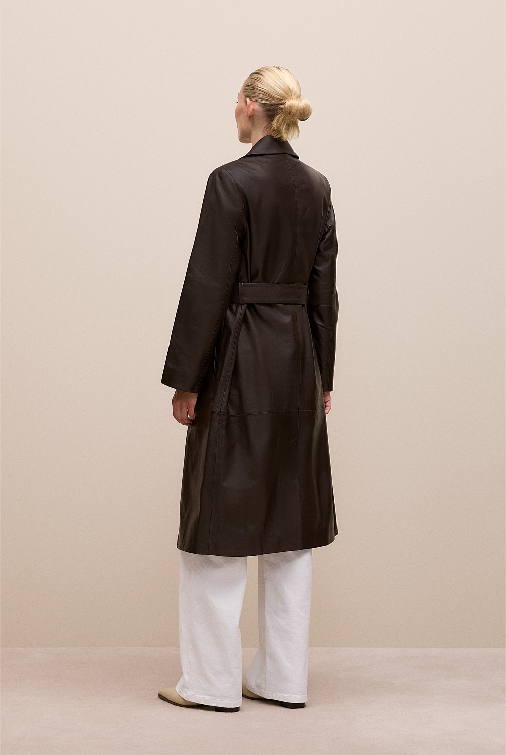Leather Trench Coat