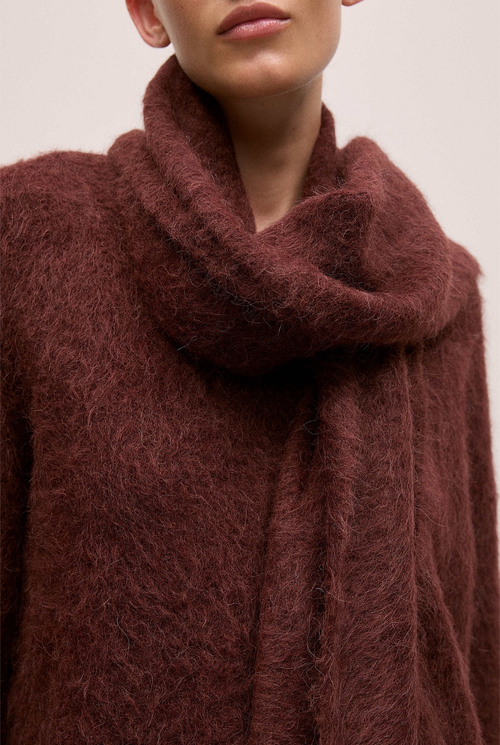 Brushed Alpaca Scarf
