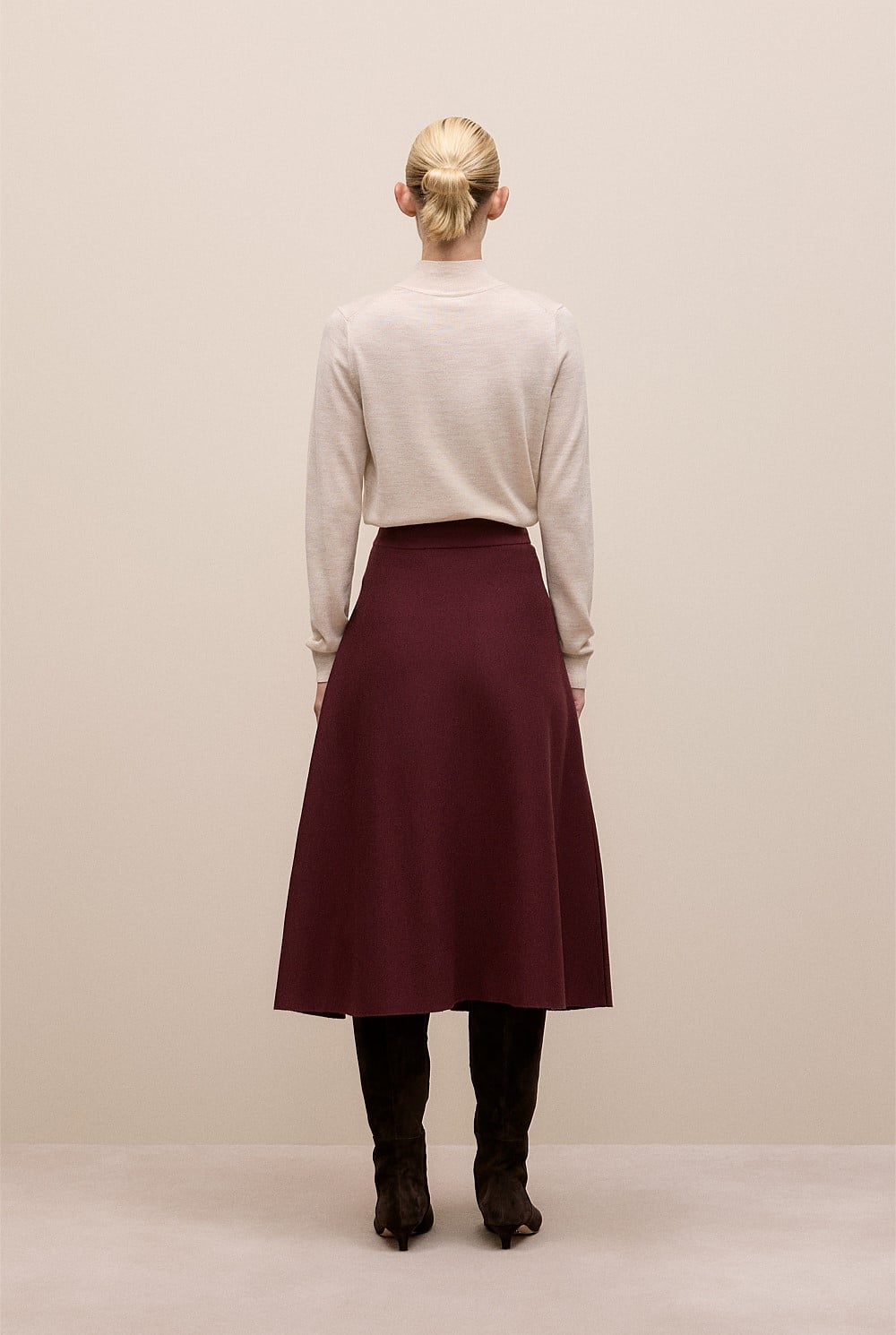 Merino Milano Knit Skirt