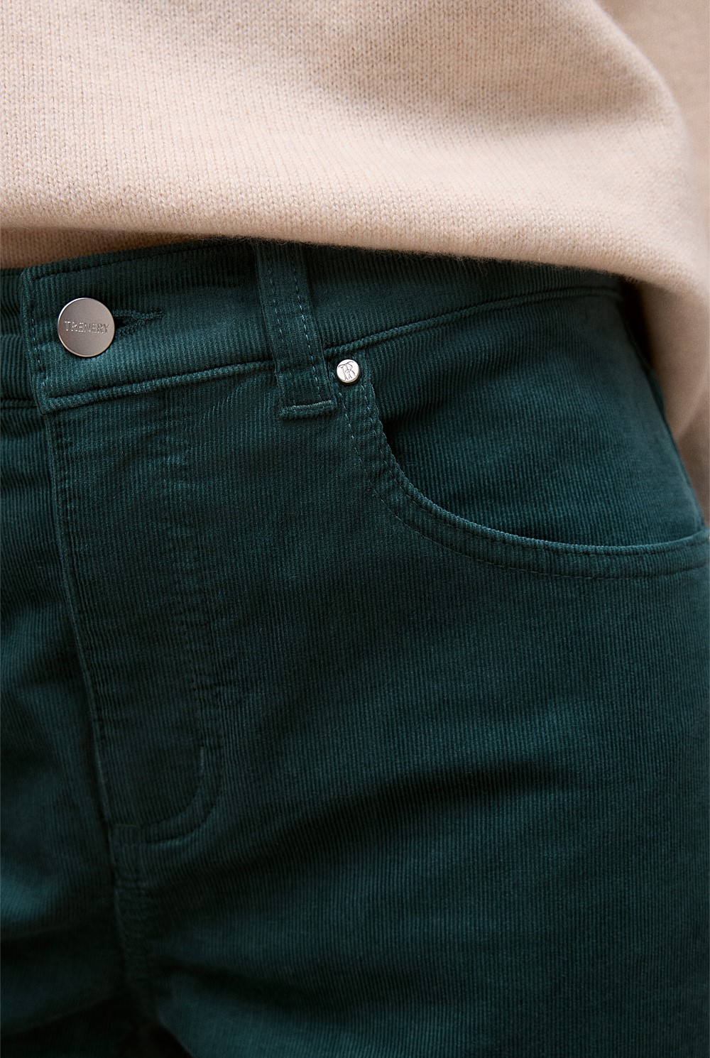 Cord Five Pocket Boyfriend Pant