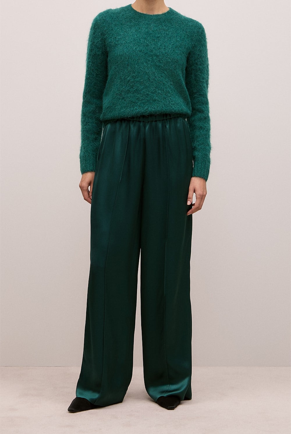 Satin Pull On Pant