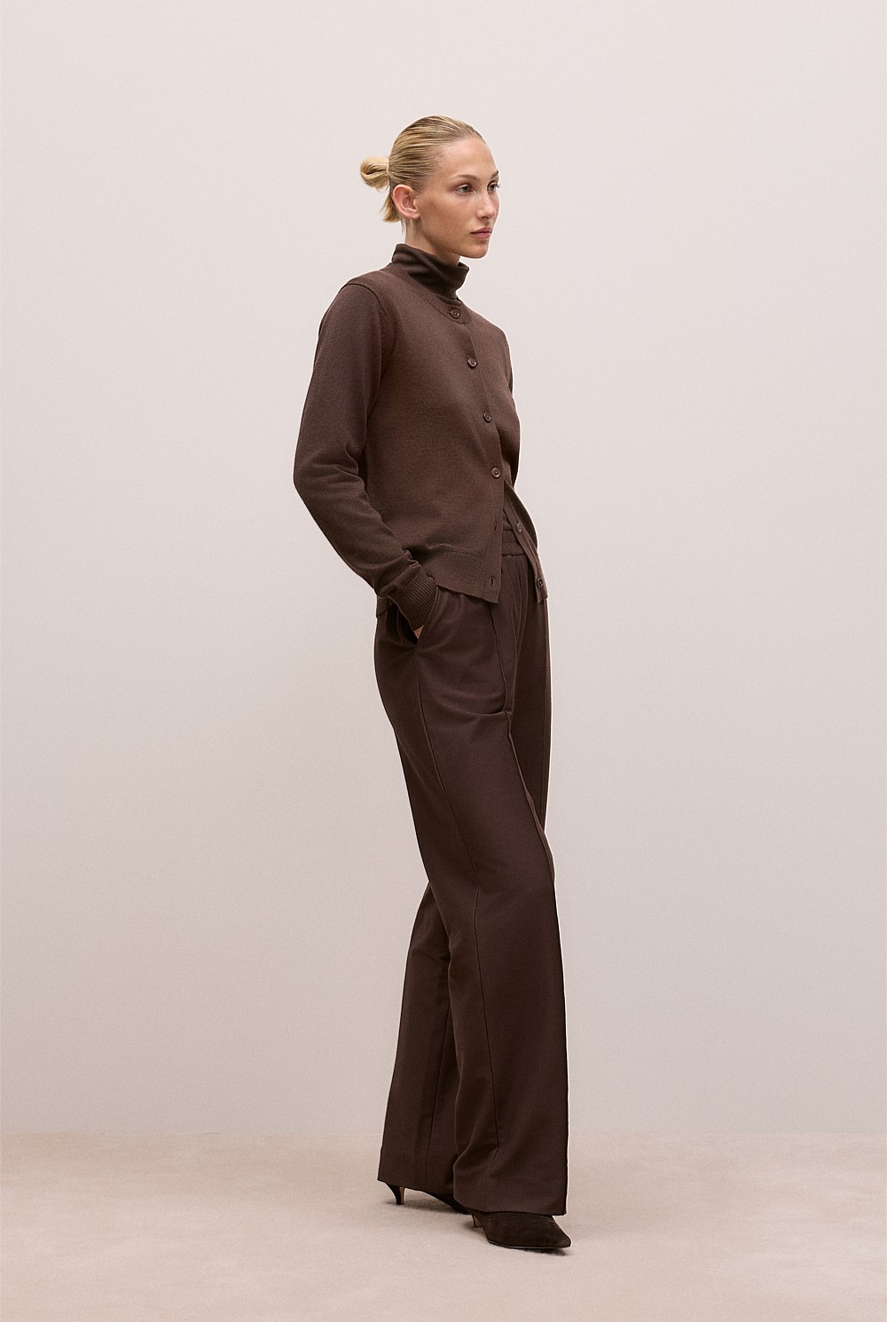 Merino Classic Crew Cardigan