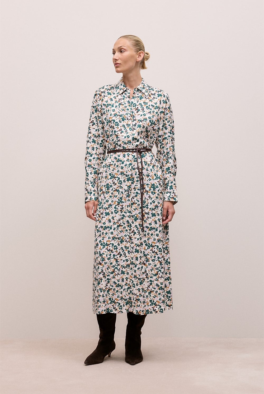 Liora Floral Belted Dress