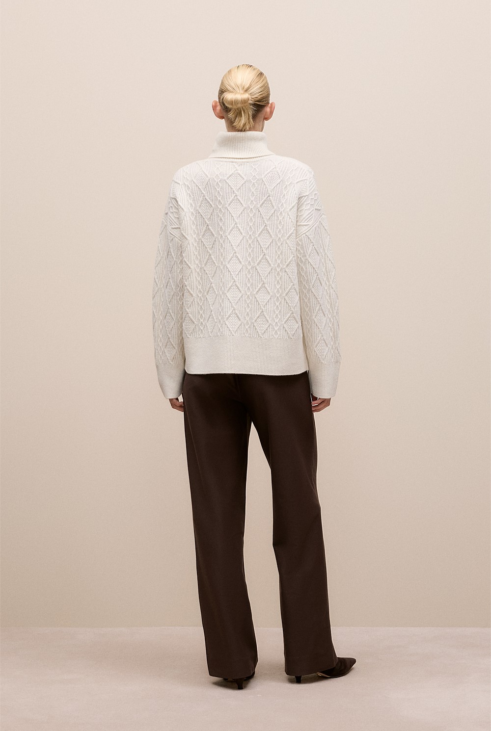 Merino Cable Rollneck