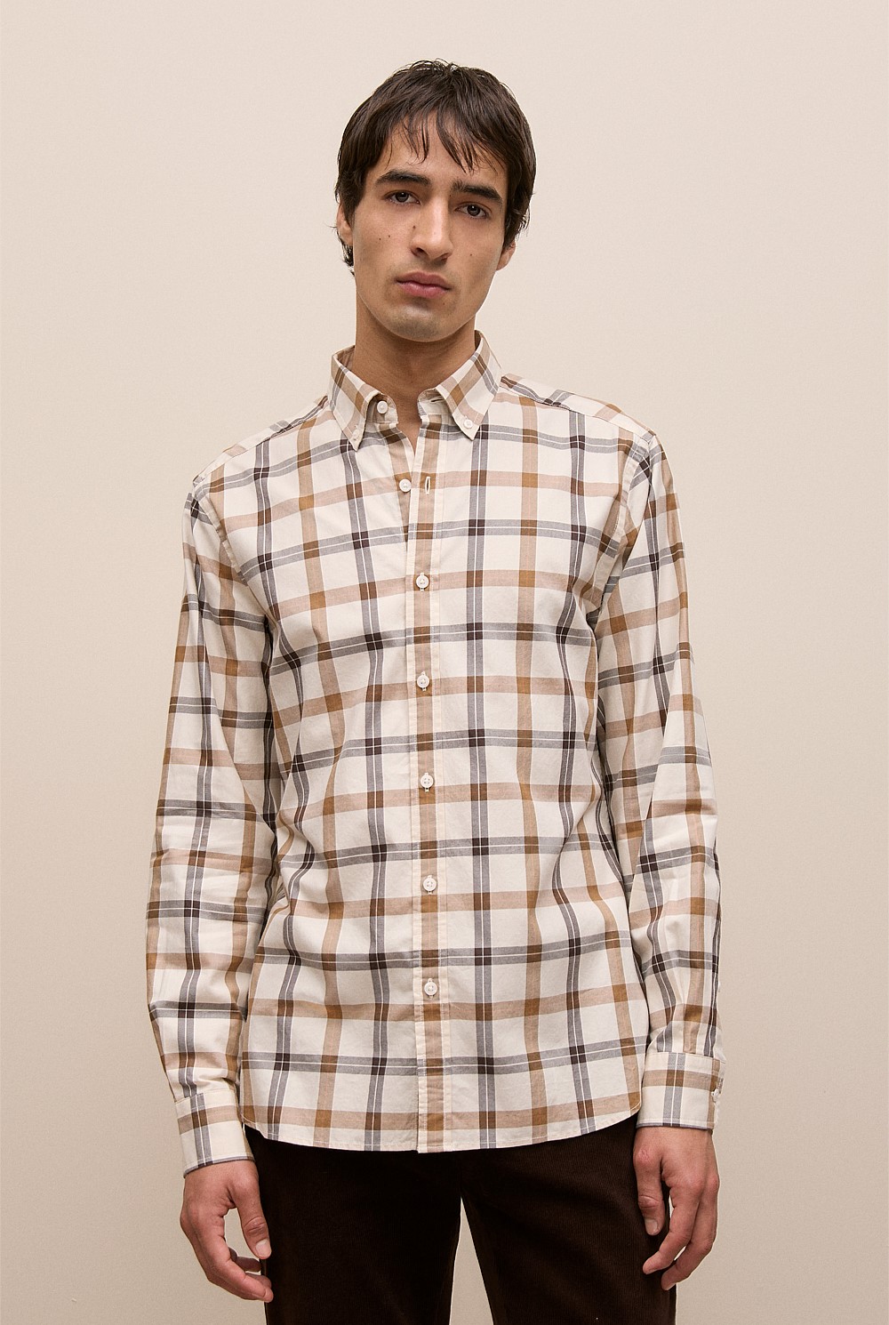 Two Tone Check Shirt