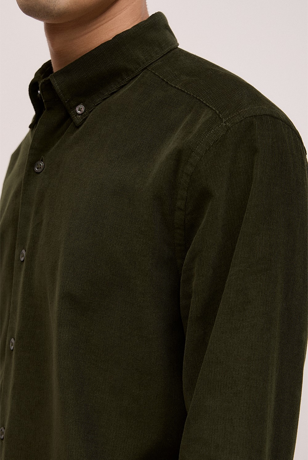 Regular Fit Cord Shirt