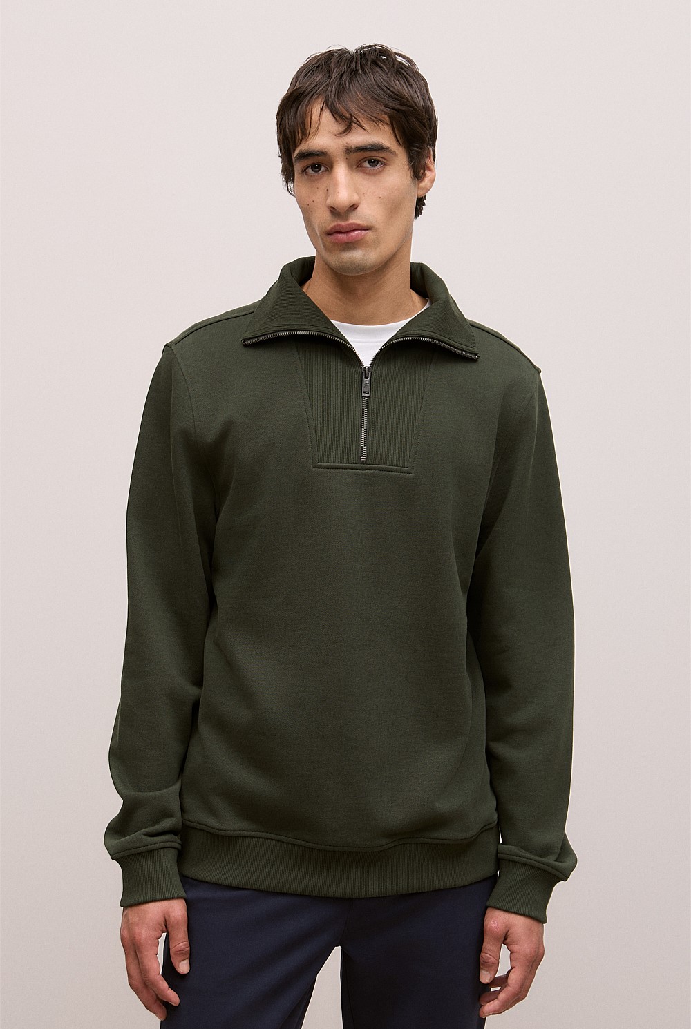Half Zip Sweat