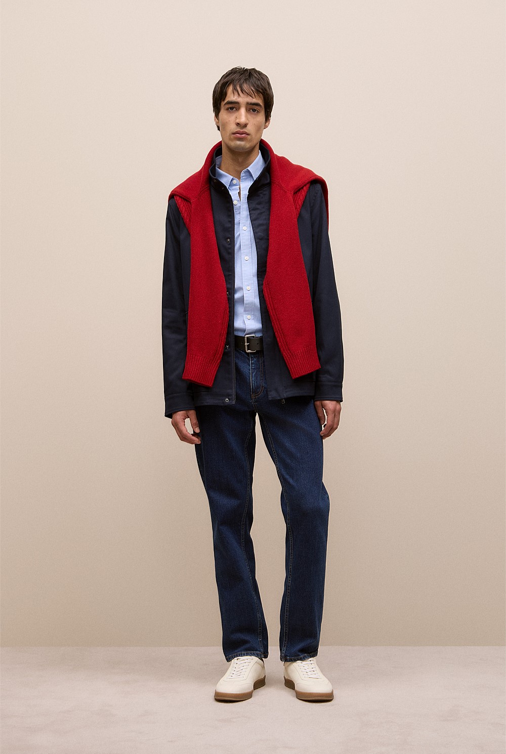 Cotton Twill Zip Through Jacket