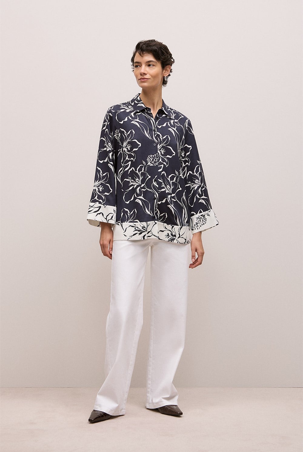 Iluna Spliced Shirt
