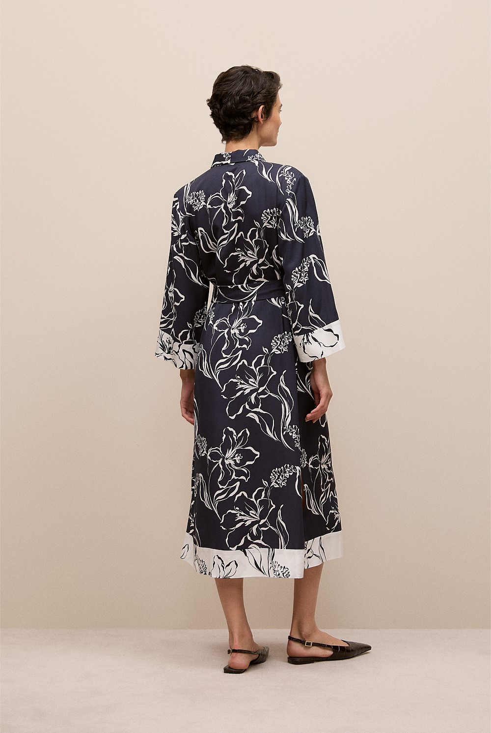 Iluna Spliced Shirt Dress