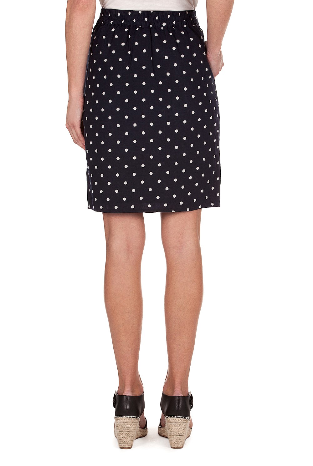 Linen Spot Skirt