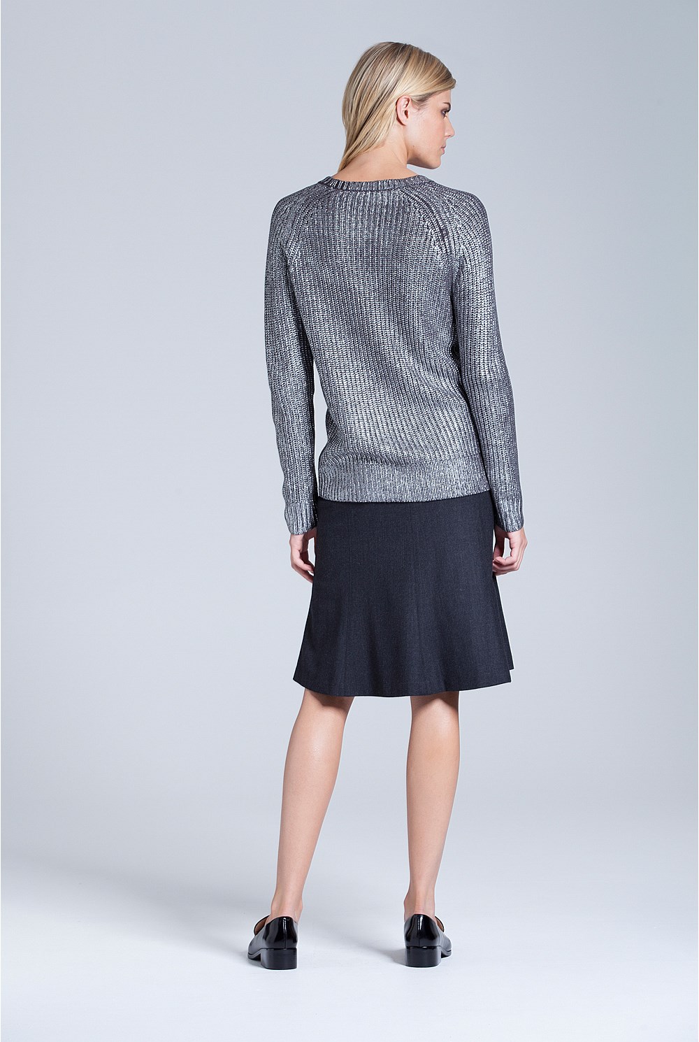 Foil Print Knit
