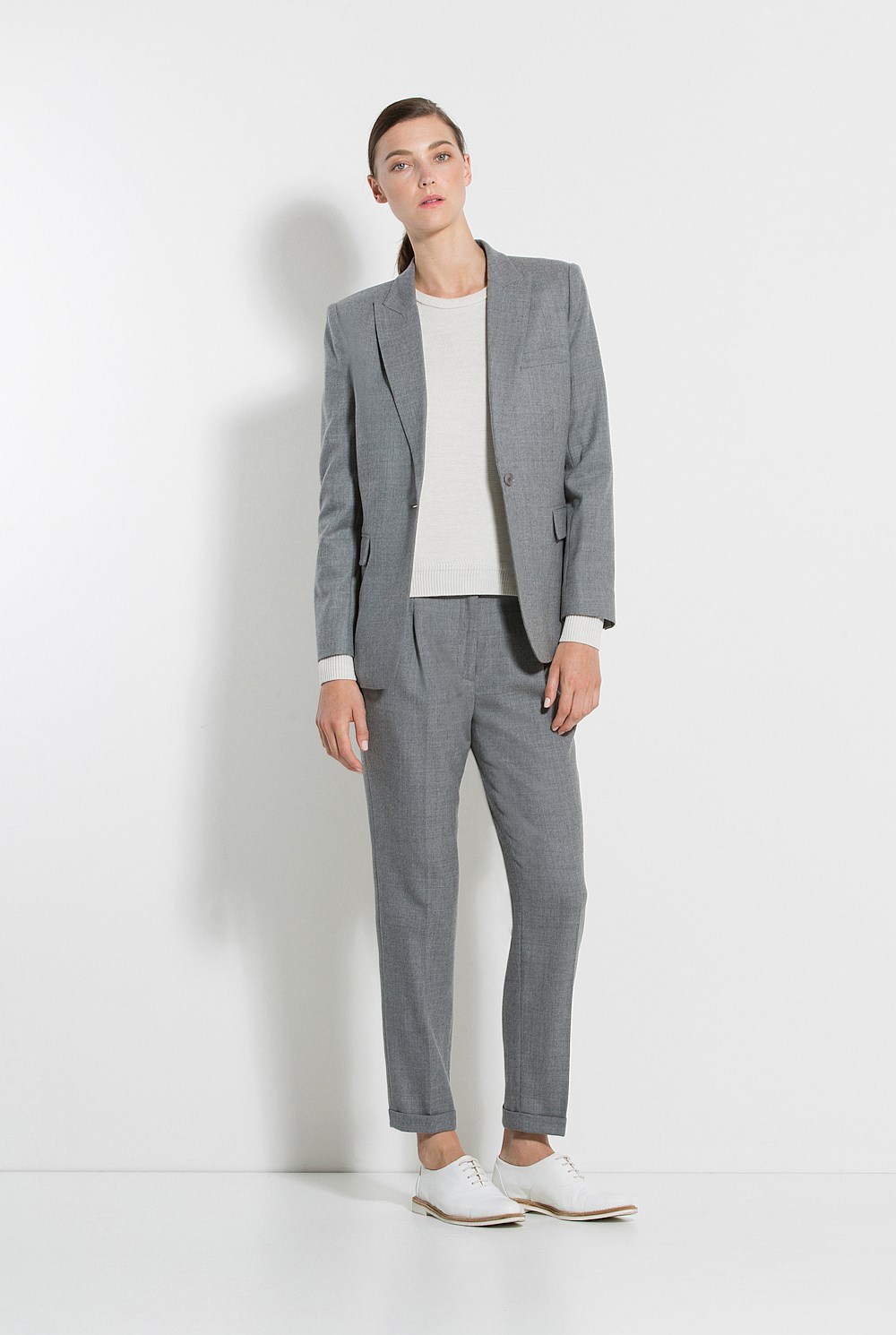 Wool Flannel Blazer