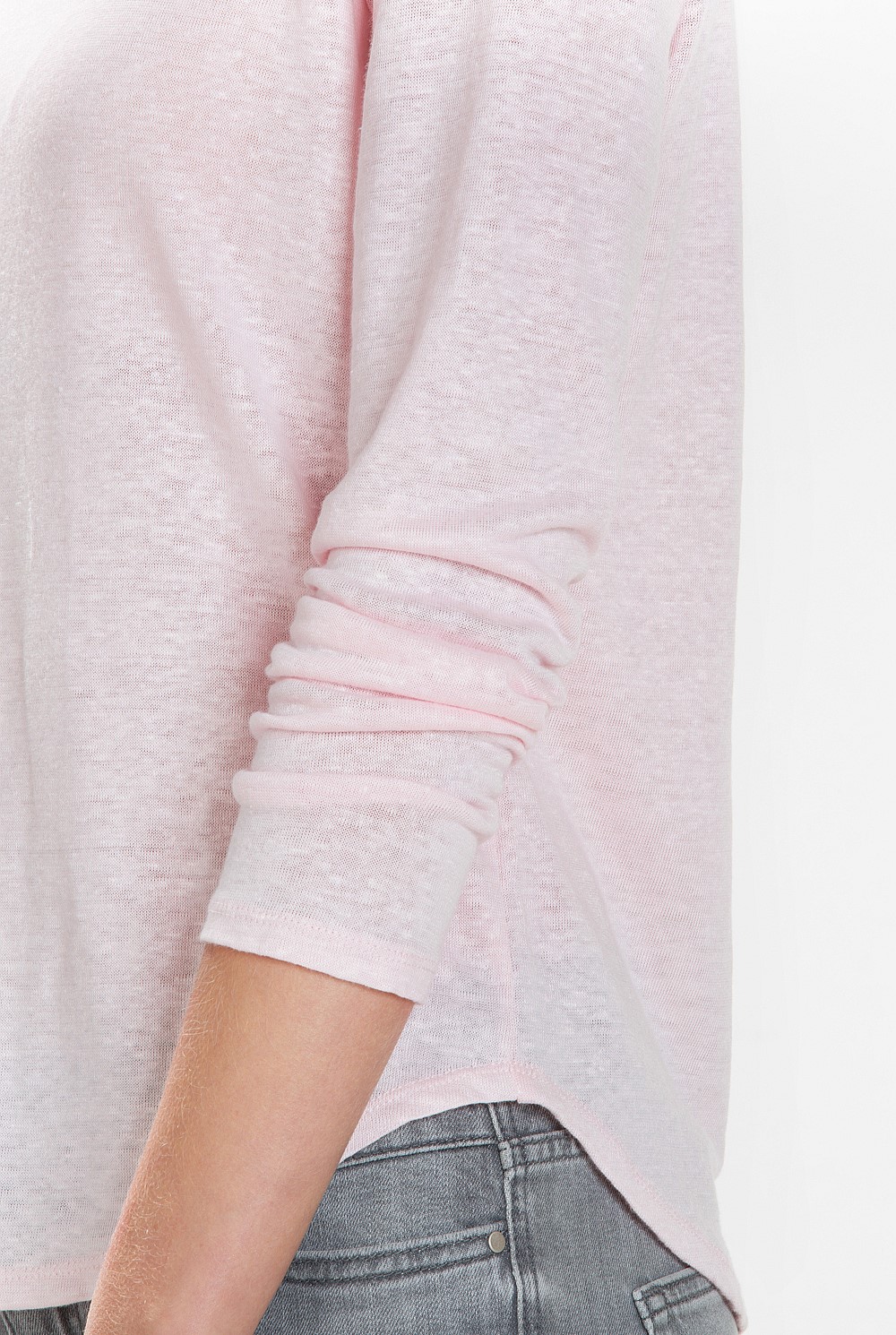 Long Sleeved Linen T-Shirt