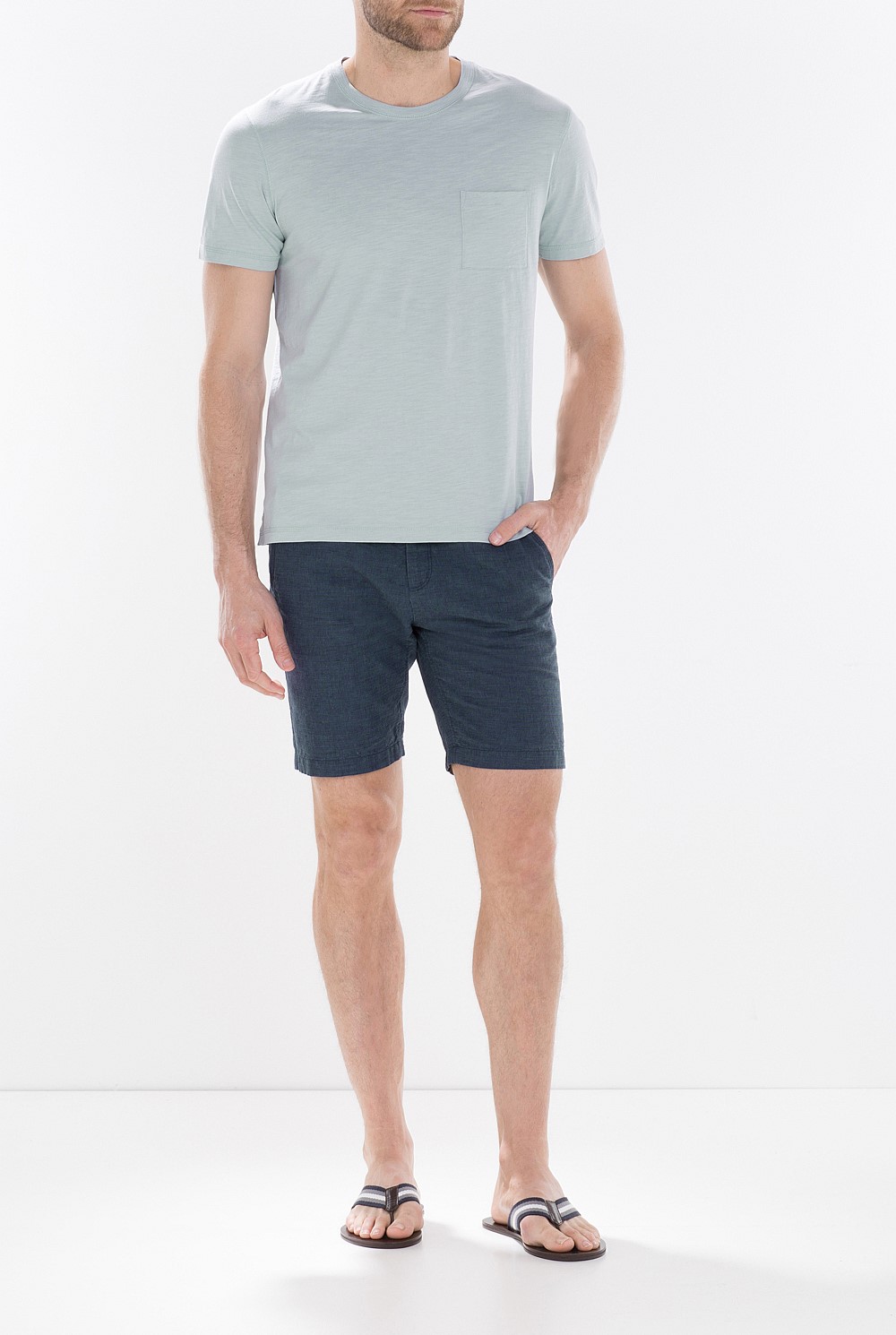 Slub Cotton Pocket T-Shirt