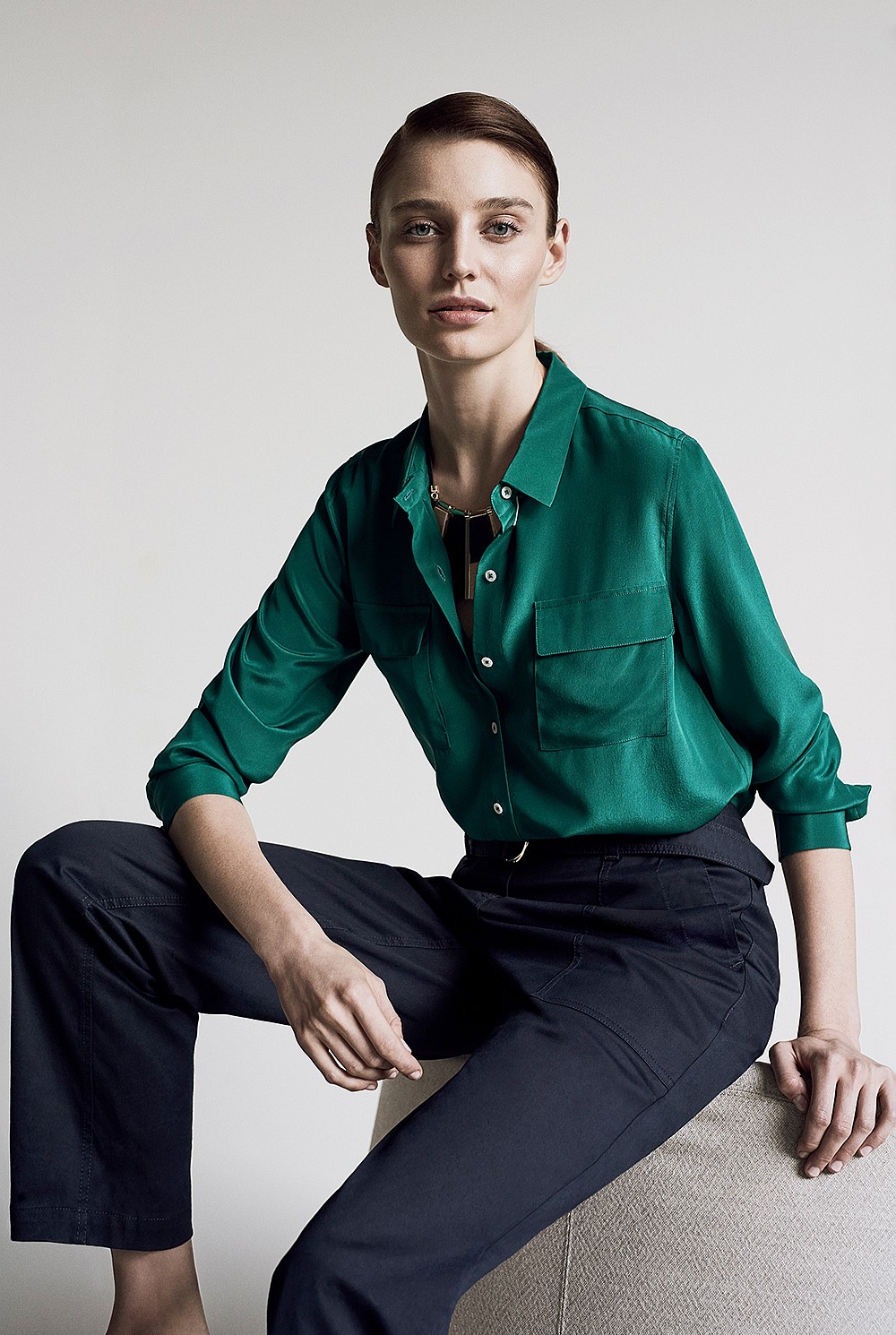 Silk Utility Shirt