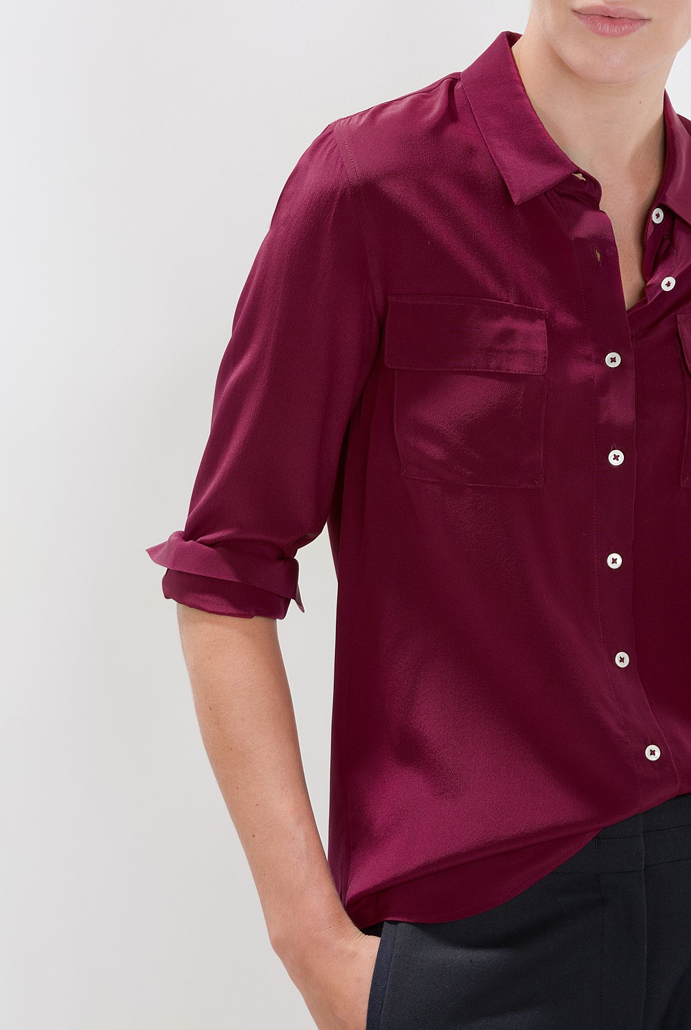Silk Utility Shirt