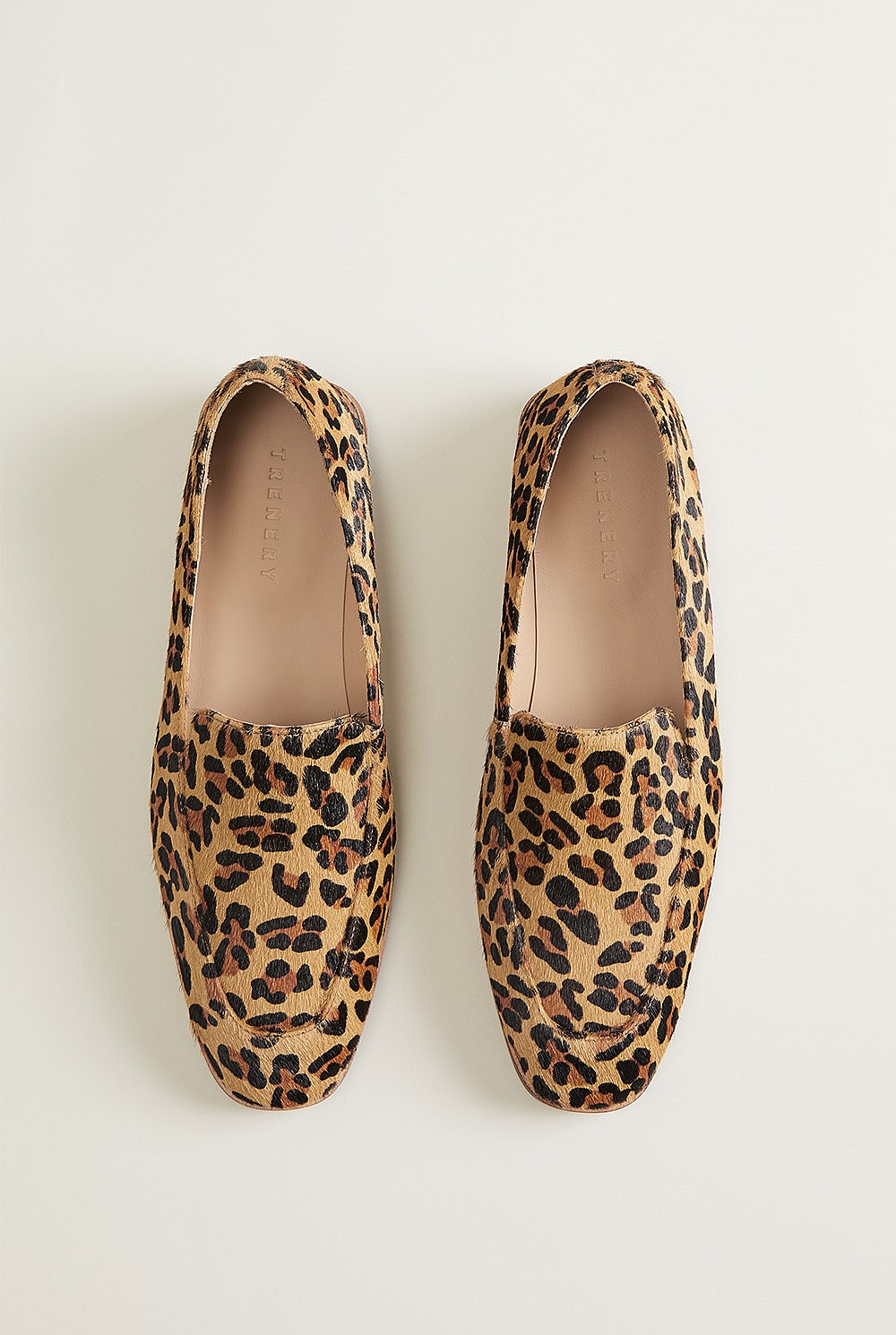 Leopard Print Leather Loafer