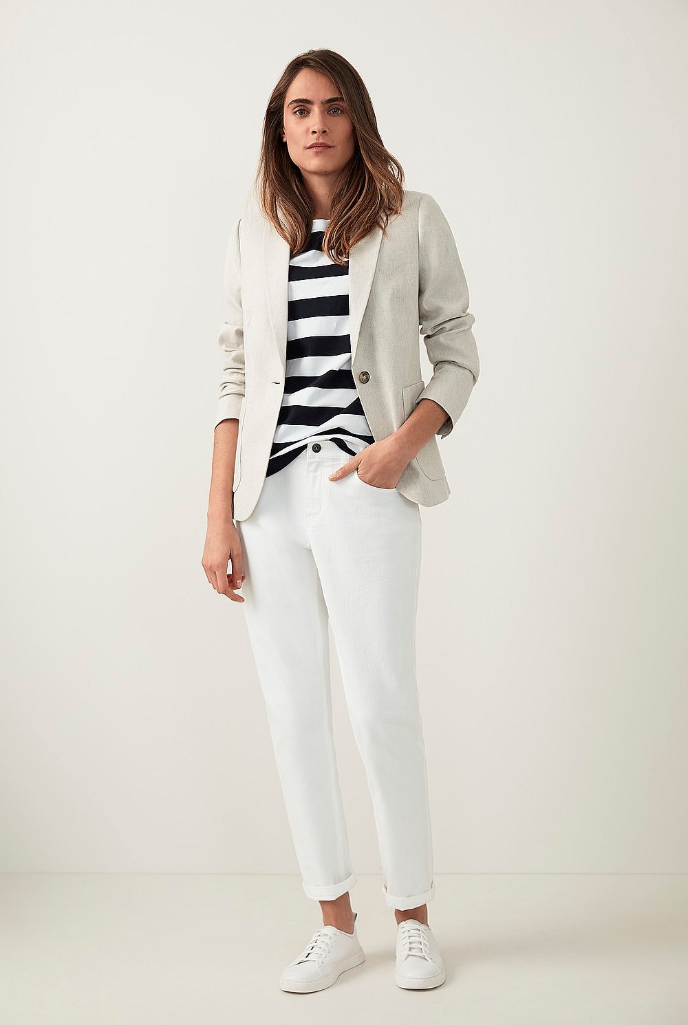 Organic Cotton Striped T-Shirt