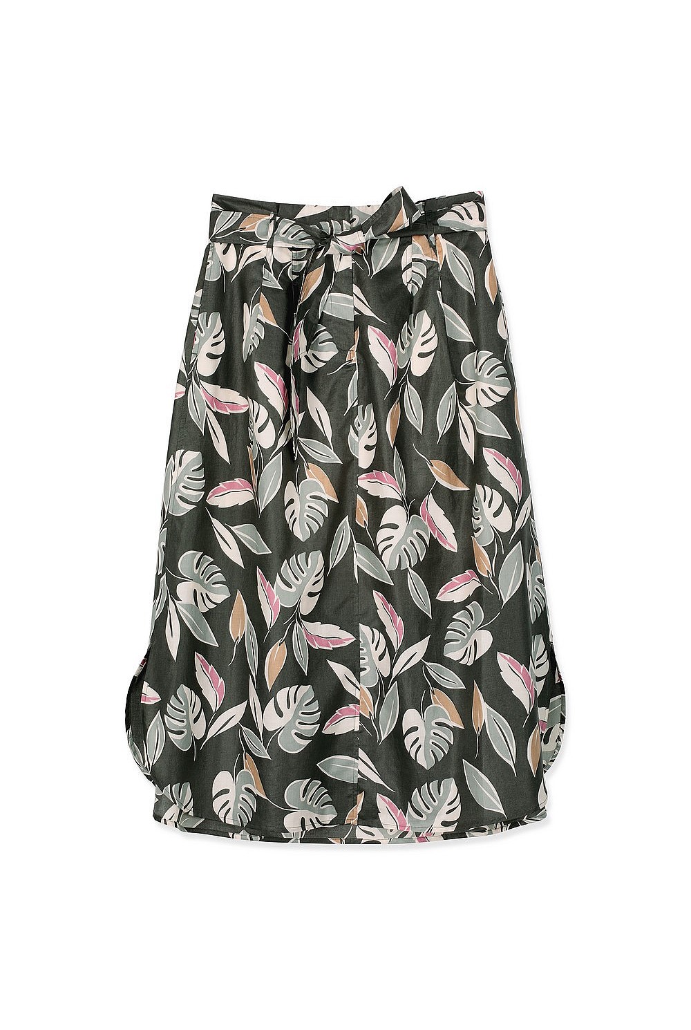 Tropical Print Skirt