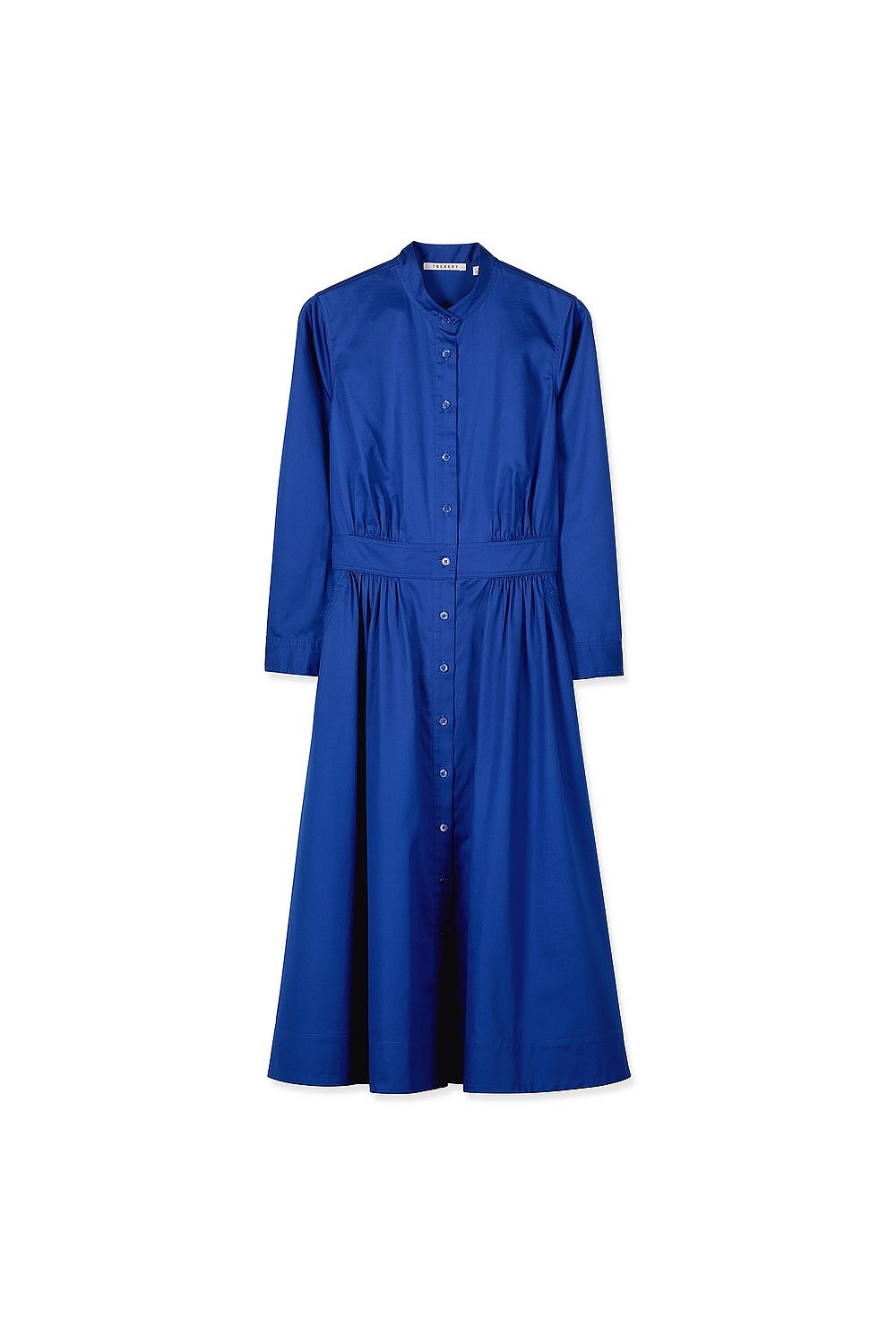 Cotton Sateen Shirt Dress