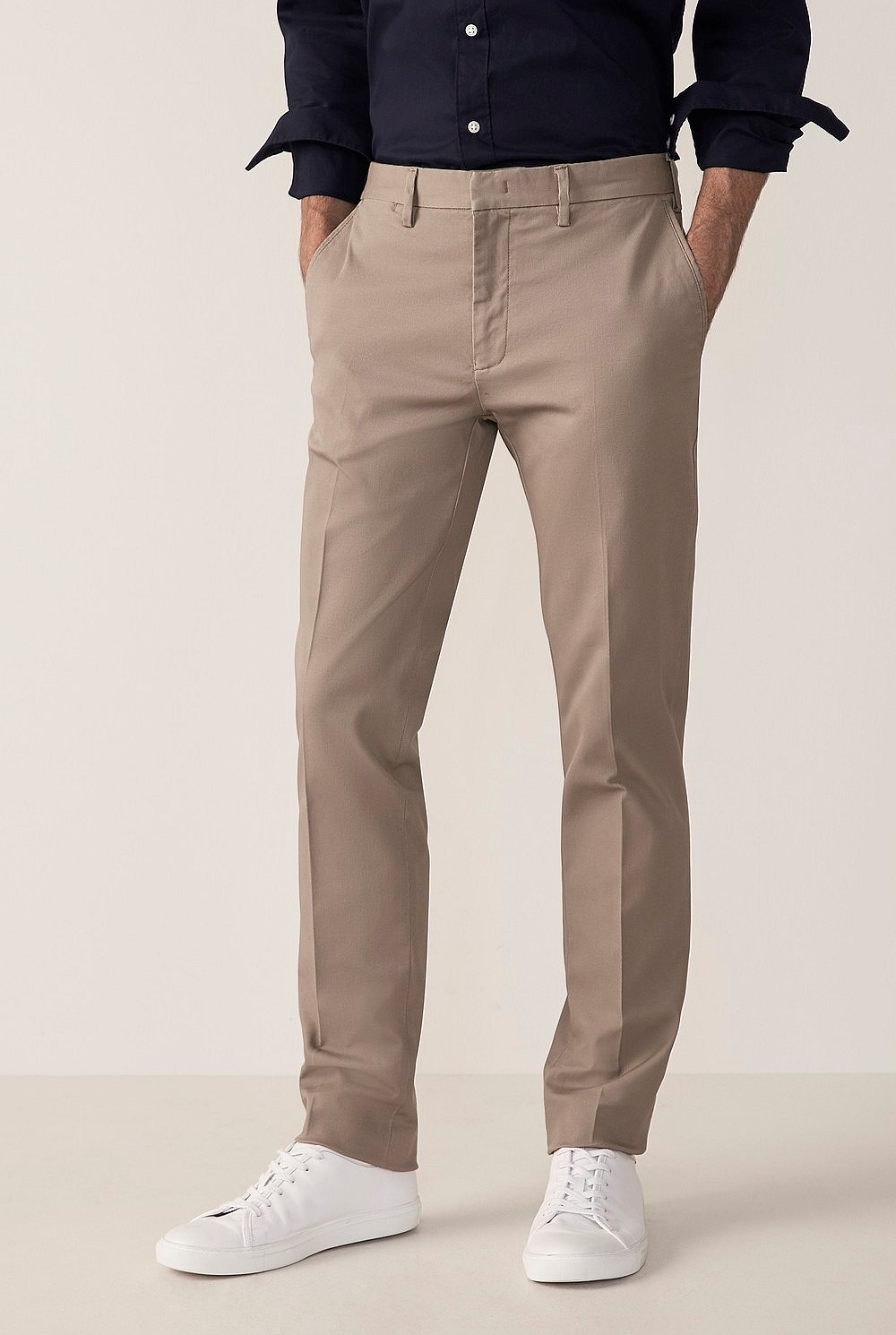 Refined Cotton Trouser
