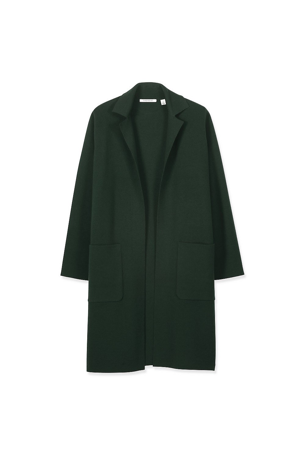 Wool Blend Knit Coat