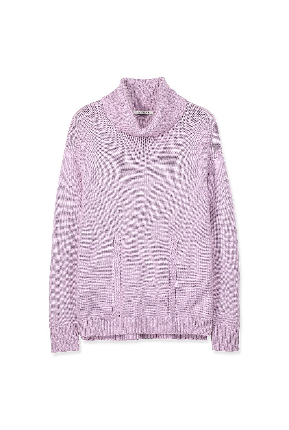 Merino Stitch Detail Roll Neck